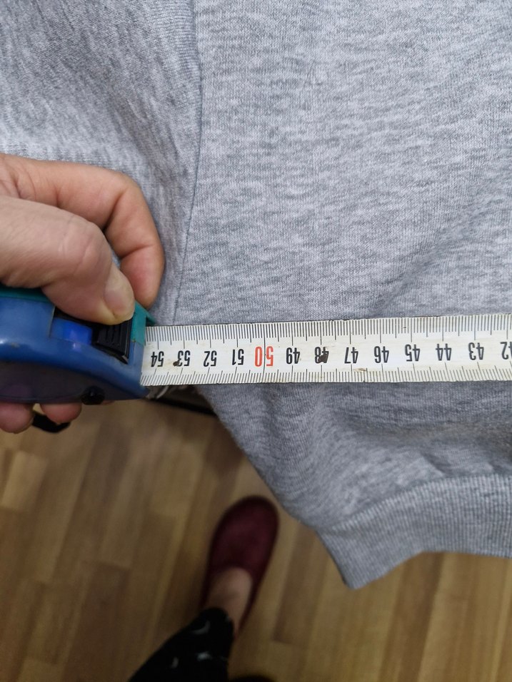 Gri Kapüşonlu Kadın Sweatshirt - Görsel 5