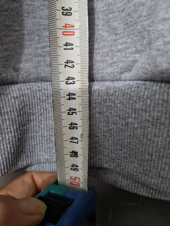 Gri Kapüşonlu Kadın Sweatshirt - Görsel 4