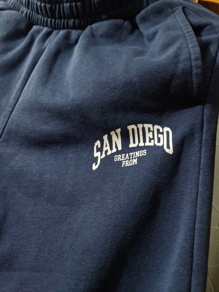 Lacivert Rahat Kesim Kadın Eşofman Altı - Görsel 5