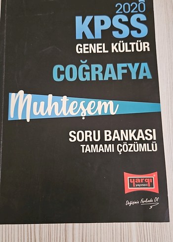 2020 KPSS Coğrafya Soru Bankası Tam Çözümlü