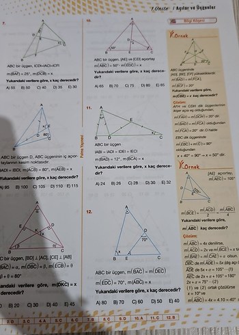 Beden Renk YKS TYT Geometri Soru Kitabı Palme Yayınları