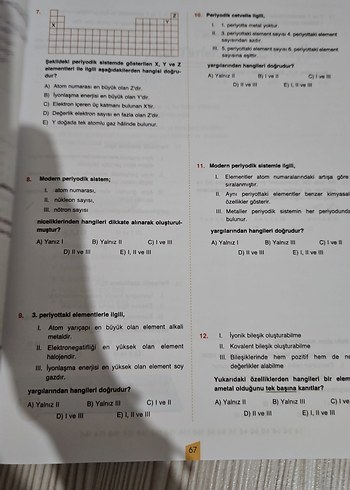 Beden Renk TYT Kimya Sınav Hazırlık Kitabı Olmazsa Olmaz