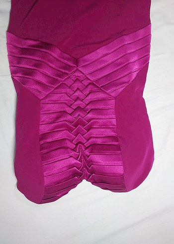 Parlak Mor 2 Fonksiyonlu Elbise - Görsel 3