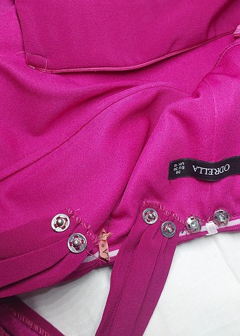 Parlak Mor 2 Fonksiyonlu Elbise - Görsel 5