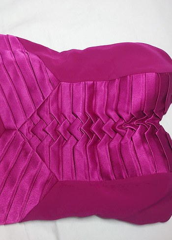 Parlak Mor 2 Fonksiyonlu Elbise - Görsel 4