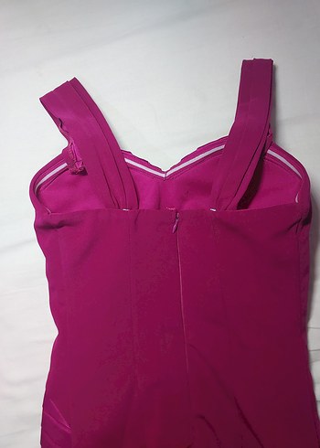 Parlak Mor 2 Fonksiyonlu Elbise - Görsel 2