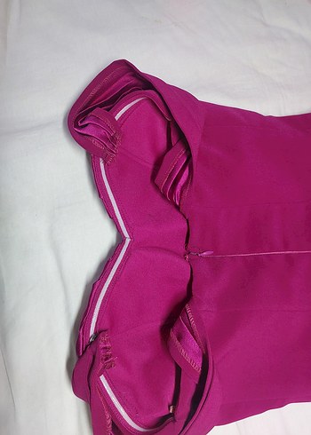 Parlak Mor 2 Fonksiyonlu Elbise - Görsel 7