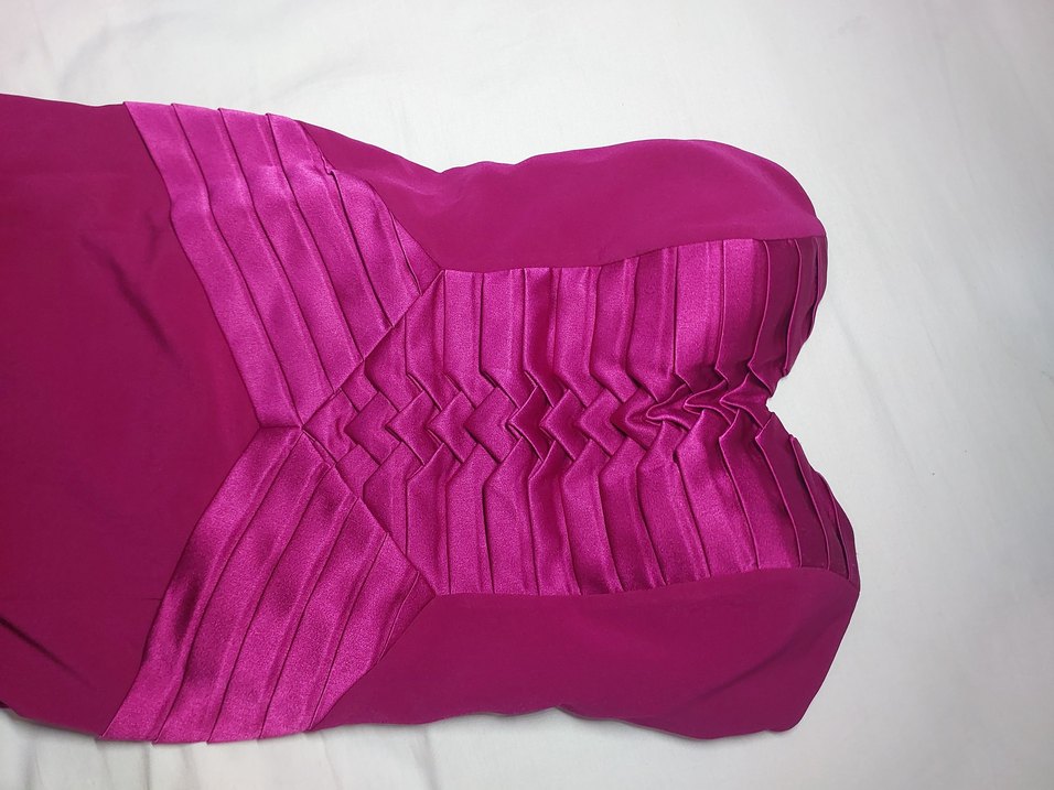 Parlak Mor 2 Fonksiyonlu Elbise - Görsel 4