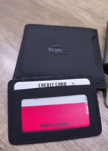 Lacoste Desenli Gri Erkek Cüzdan - Görsel 4