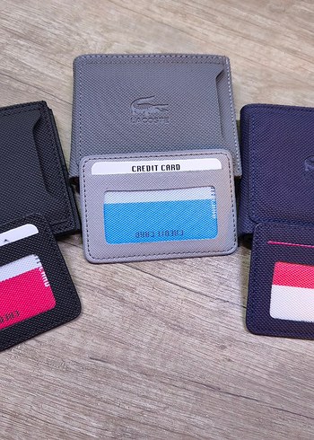 Lacoste Desenli Gri Erkek Cüzdan - Görsel 2