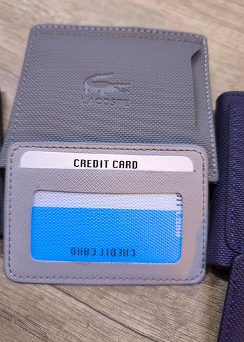 Lacoste Desenli Gri Erkek Cüzdan - Görsel 5