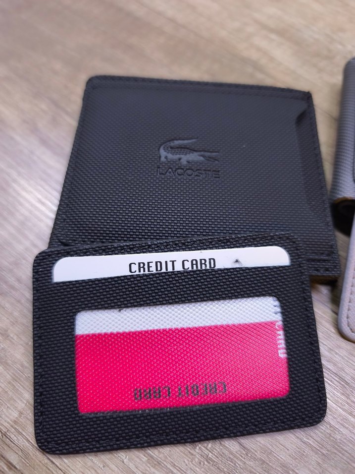 Lacoste Desenli Gri Erkek Cüzdan - Görsel 4