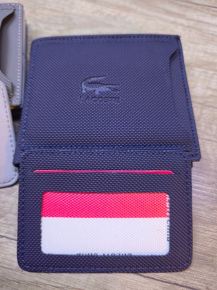 Lacoste Desenli Gri Erkek Cüzdan - Görsel 3