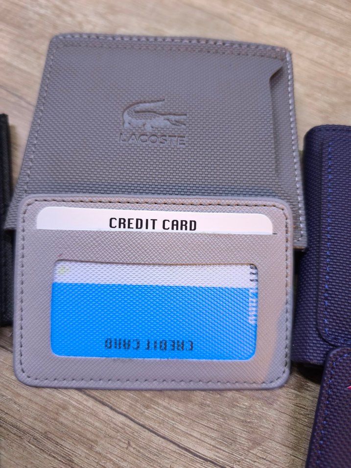 Lacoste Desenli Gri Erkek Cüzdan - Görsel 5
