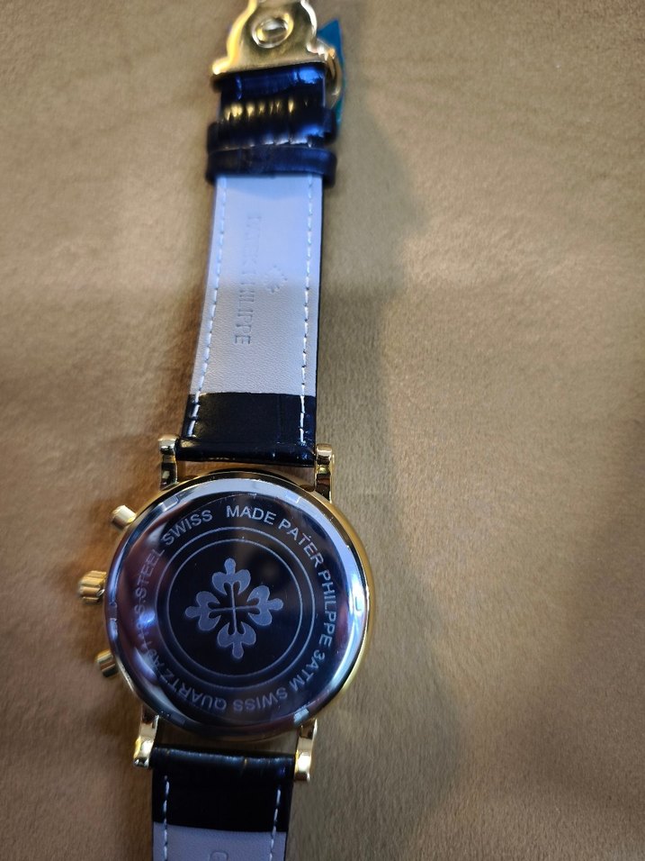 Altın Renk Klasik Erkek Kol Saati - Görsel 4