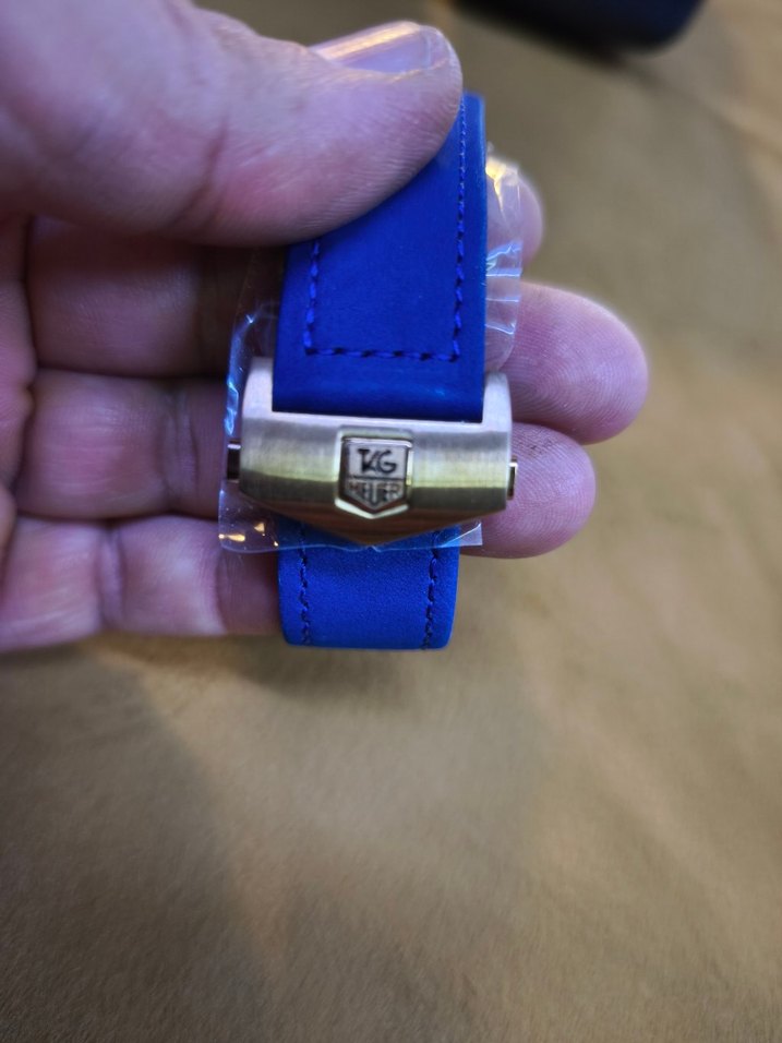 Mavi Biker Tarzı Erkek Saat - Görsel 2