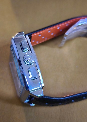 Vintage Çok Renkli Monaco Heuer Erkek Saati - Görsel 4