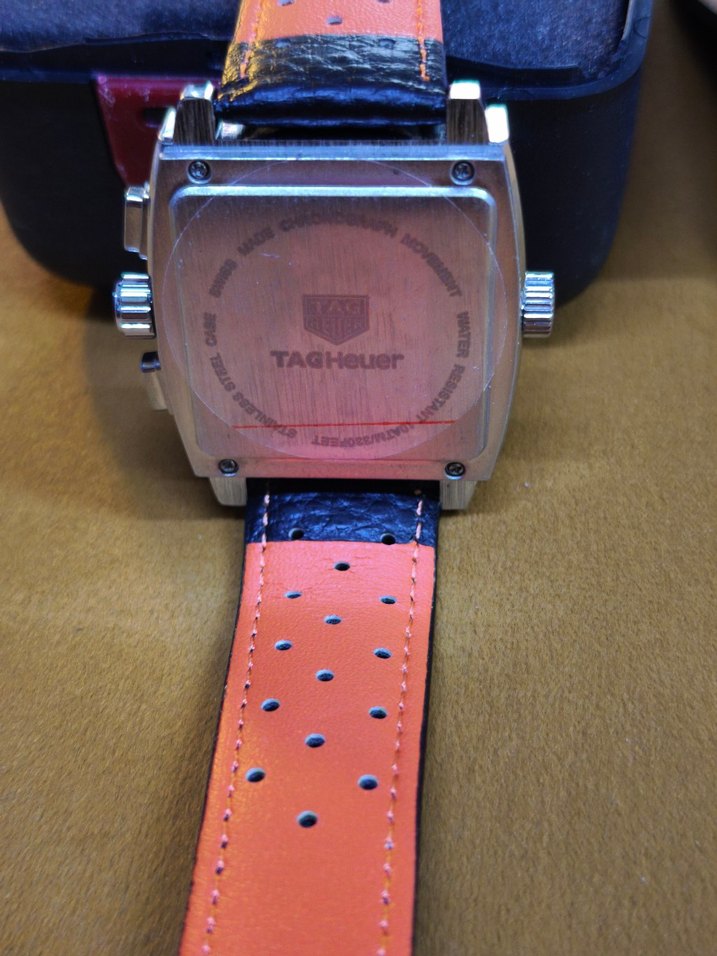 Vintage Çok Renkli Monaco Heuer Erkek Saati - Görsel 5