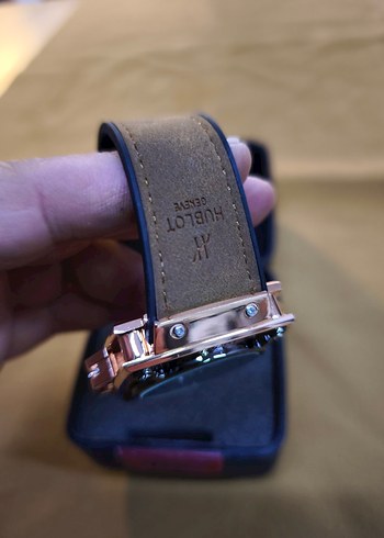 Altın Renkli Biker Tarzı Erkek Kol Saati - Görsel 6