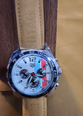 Beyaz Renkli Erkek Klasik Biker Saat - Görsel 2