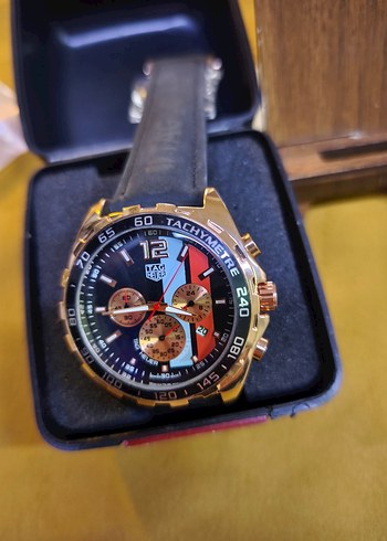 Renkli TAG Heuer Erkek Kol Saati - Görsel 2