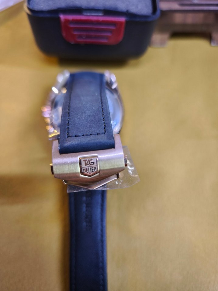 Renkli TAG Heuer Erkek Kol Saati - Görsel 4