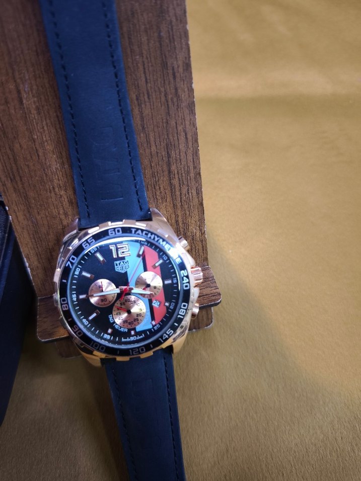 Renkli TAG Heuer Erkek Kol Saati - Görsel 3