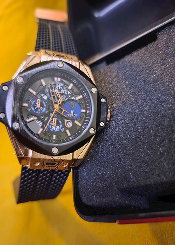 Altın Renkli Erkek Saat Hublot - Görsel 4