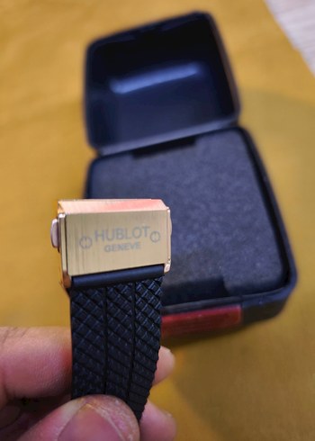 Altın Renkli Erkek Saat Hublot - Görsel 3