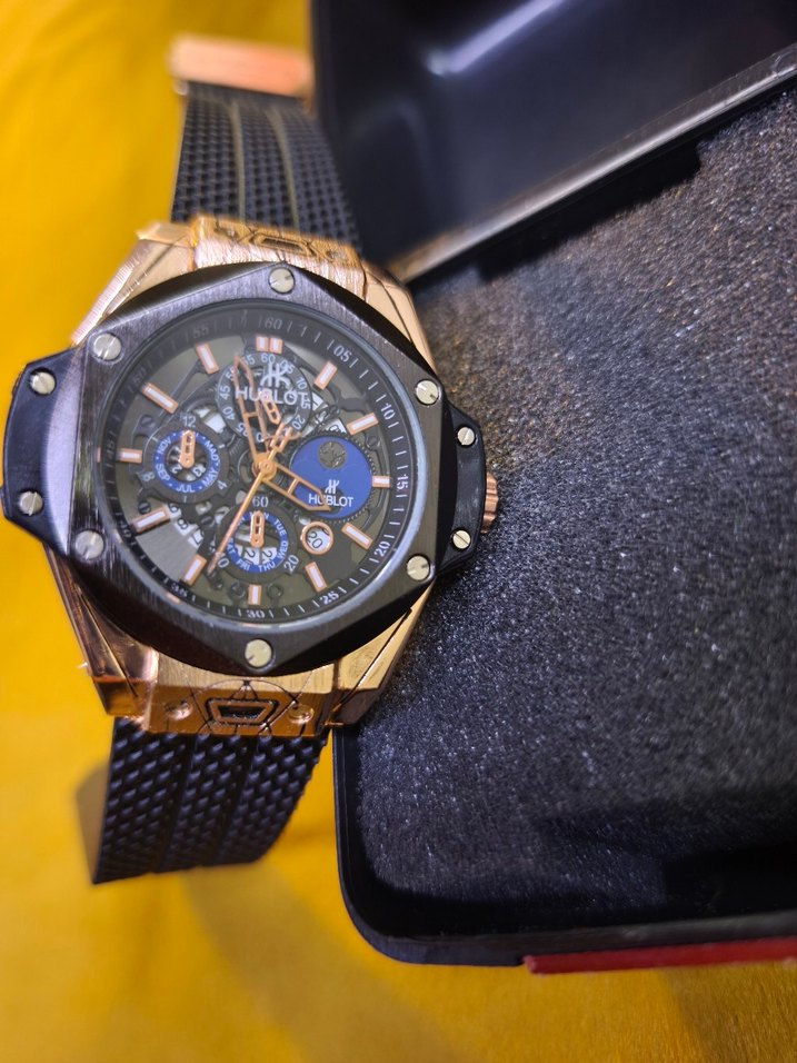 Altın Renkli Erkek Saat Hublot - Görsel 4
