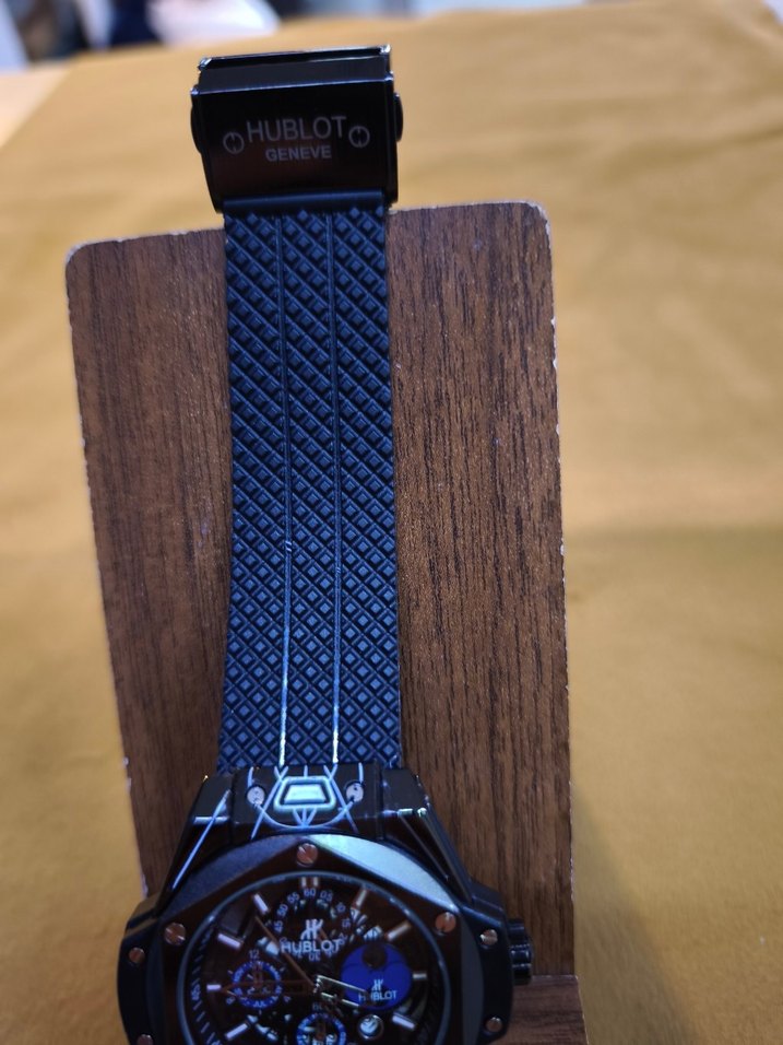 Siyah Biker Tarzı Erkek Kol Saati - Görsel 2