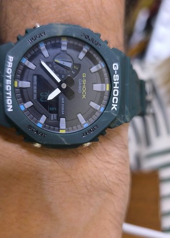 G-Shock Yeşil Sokak Tarzı Erkek Saati - Görsel 4