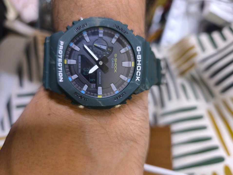 G-Shock Yeşil Sokak Tarzı Erkek Saati - Görsel 4