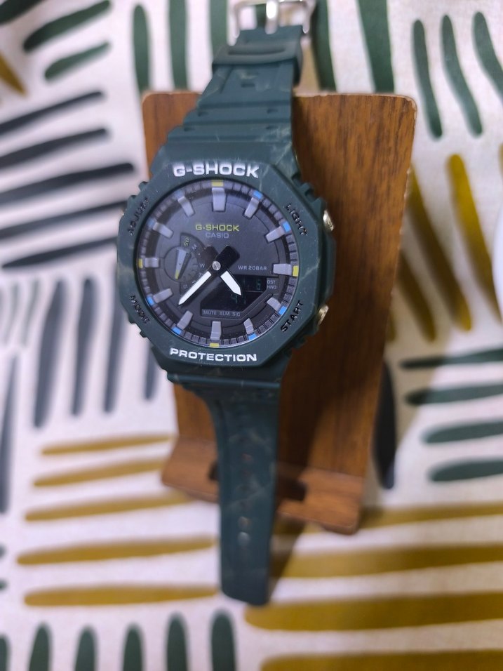 G-Shock Yeşil Sokak Tarzı Erkek Saati - Görsel 3