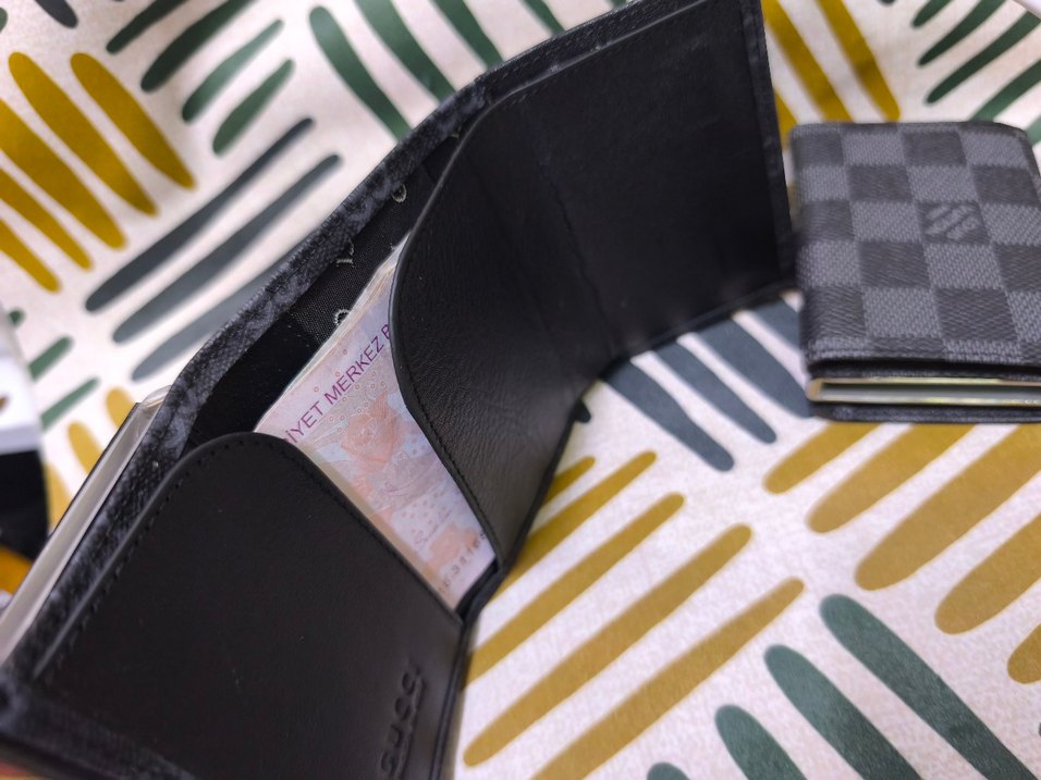 orjinal Kareli Erkek Cüzdanı - Görsel 5