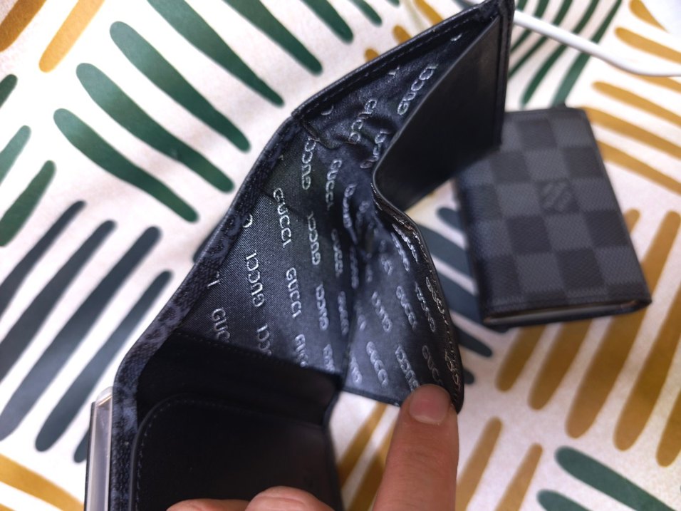 orjinal Kareli Erkek Cüzdanı - Görsel 4