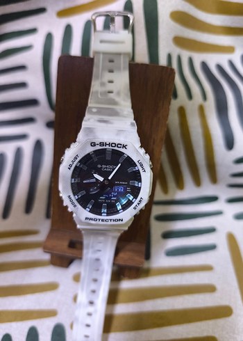 Beyaz G-Shock Erkek Saat - Görsel 3