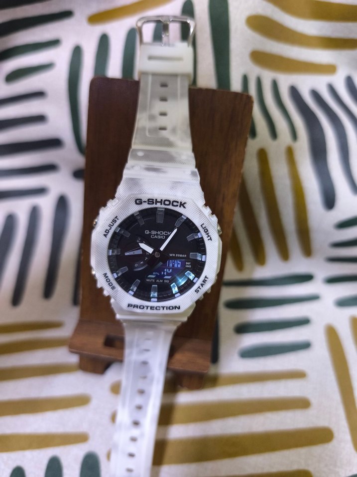 Beyaz G-Shock Erkek Saat - Görsel 3