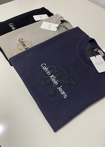 Kalın Baskılı uzun Kollu Gri Sweatshirt - Görsel 2