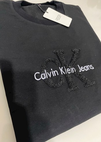 Kalın Baskılı uzun Kollu Gri Sweatshirt - Görsel 5