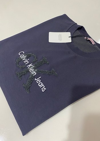 Kalın Baskılı uzun Kollu Gri Sweatshirt - Görsel 4