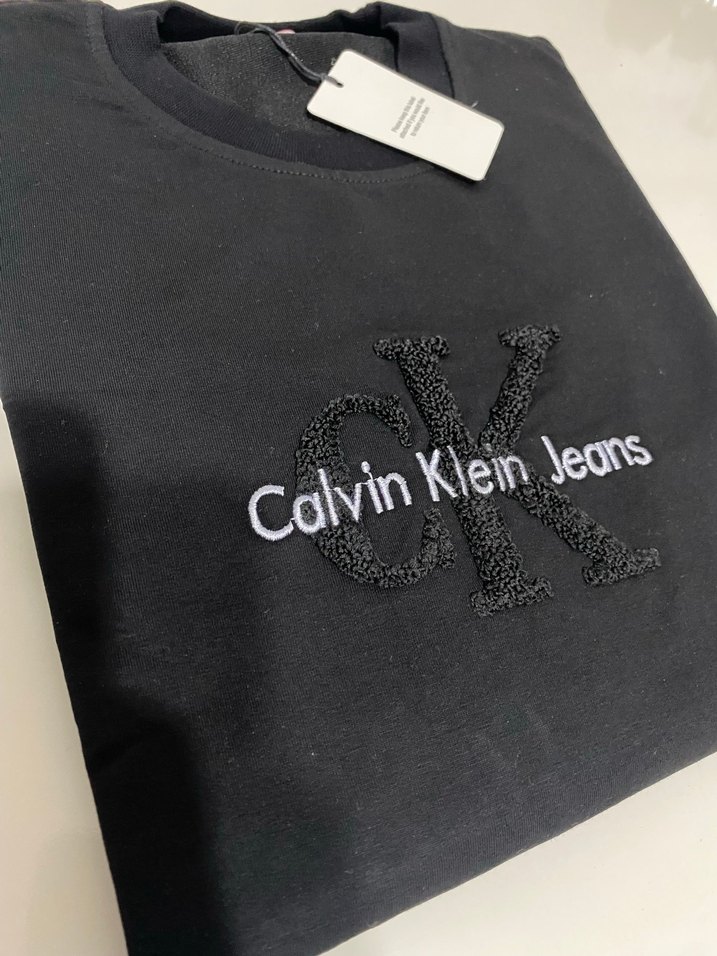 Kalın Baskılı uzun Kollu Gri Sweatshirt - Görsel 5