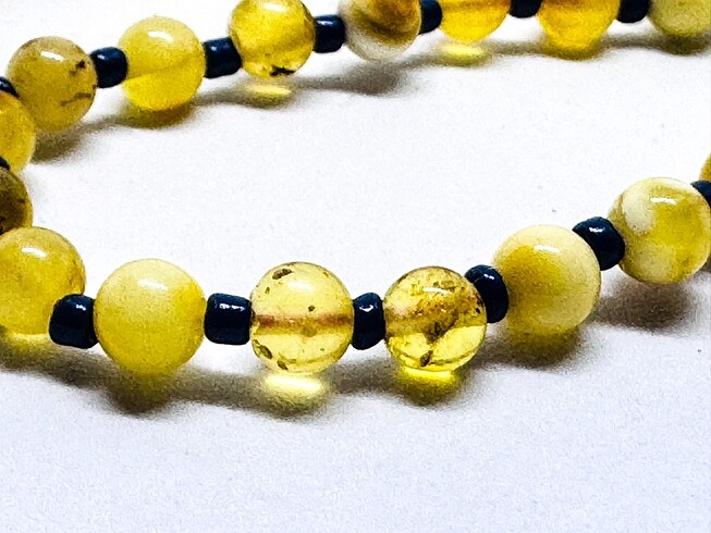 Sertifikalı 0 Orjinal Kehribar Bebek Kolyesi - Görsel 2