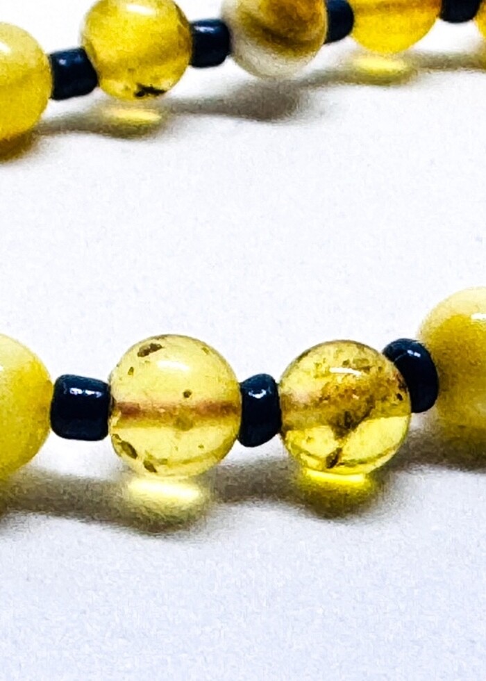 Sertifikalı 0 Orjinal Kehribar Bebek Kolyesi - Görsel 2