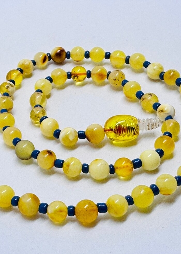 Sertifikalı 0 Orjinal Kehribar Bebek Kolyesi - Görsel 5