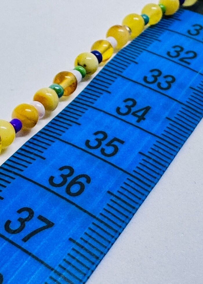 orjinal Kehribar Bebek kolyesi - Görsel 3