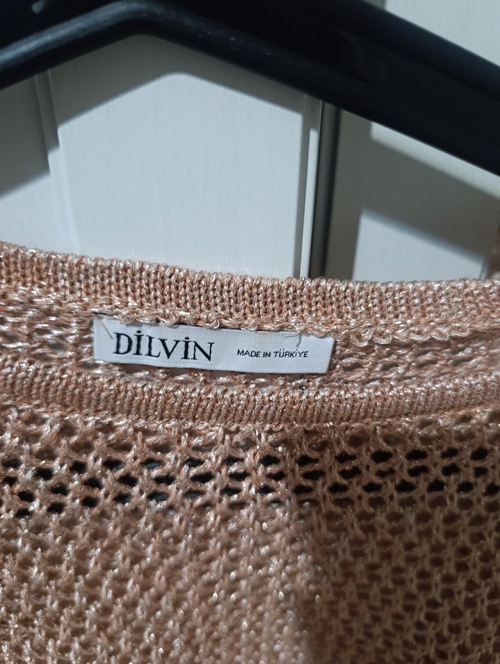 Bakır rose pembe Örgü Kadın Kazak dilvin - Görsel 3