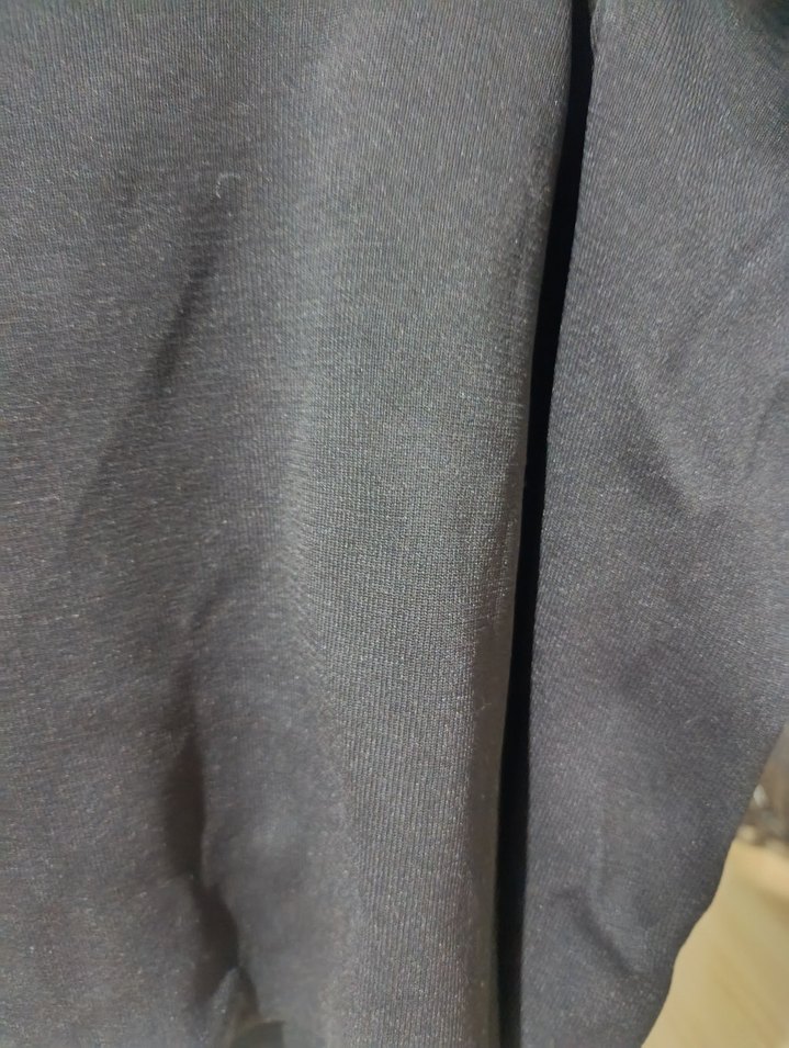 Siyah Kare Yaka Kadın Bluz Çelik triko - Görsel 3