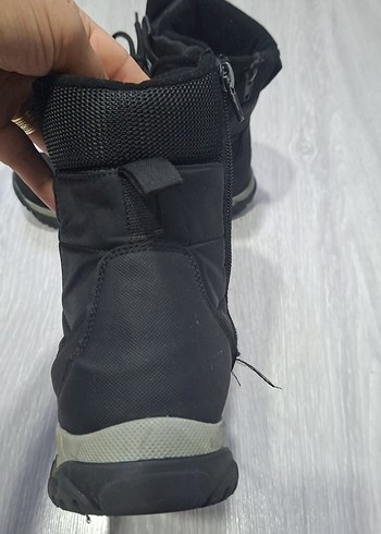 36 Beden Fermuarlı Siyah Gri Outdoor Bot