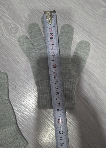 Çocuk Gri Eldiven - Görsel 2